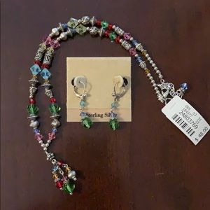 Talbots necklace with matching earrings